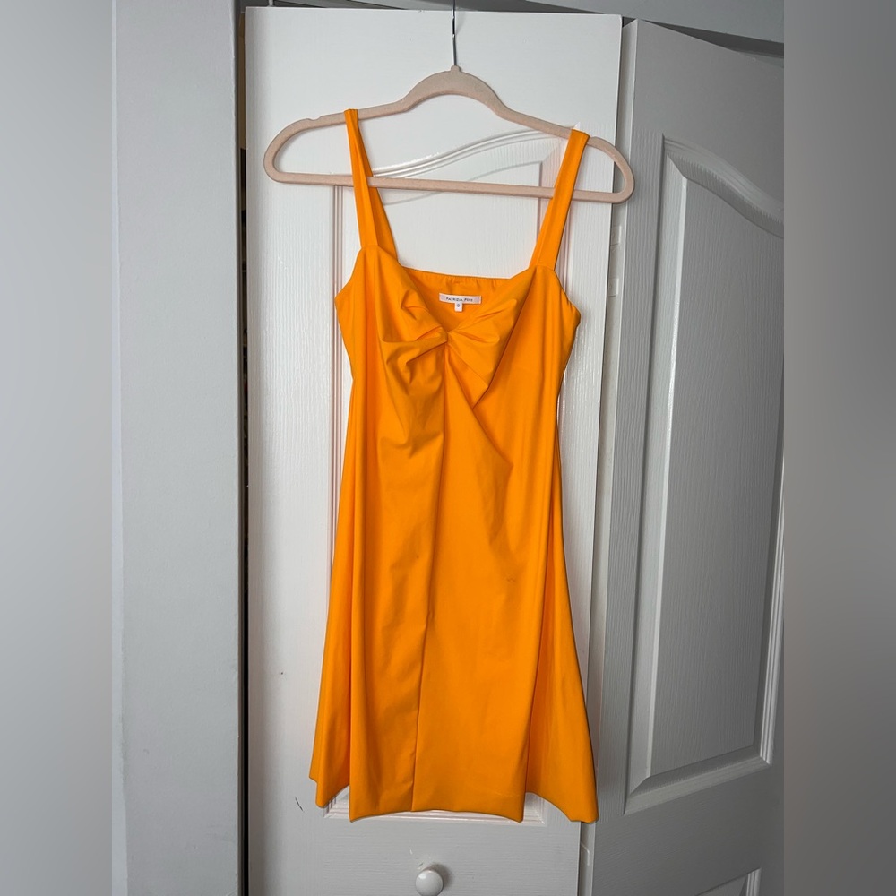 Patrizia Pepe orange mini dress size 0